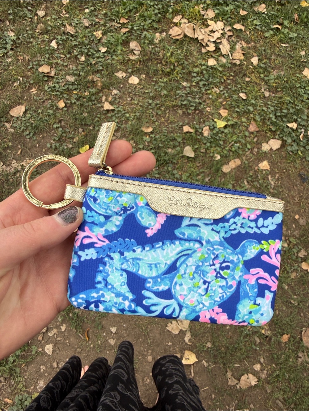 Lilly Pulitzer id travel wallet